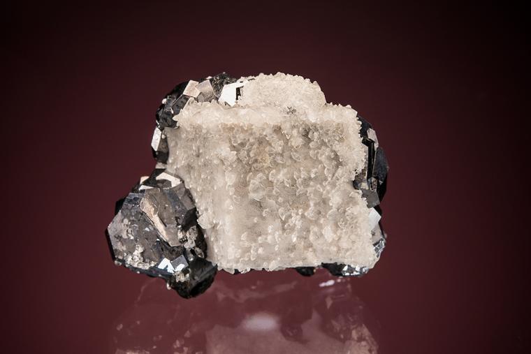 GALENA on CALCITE